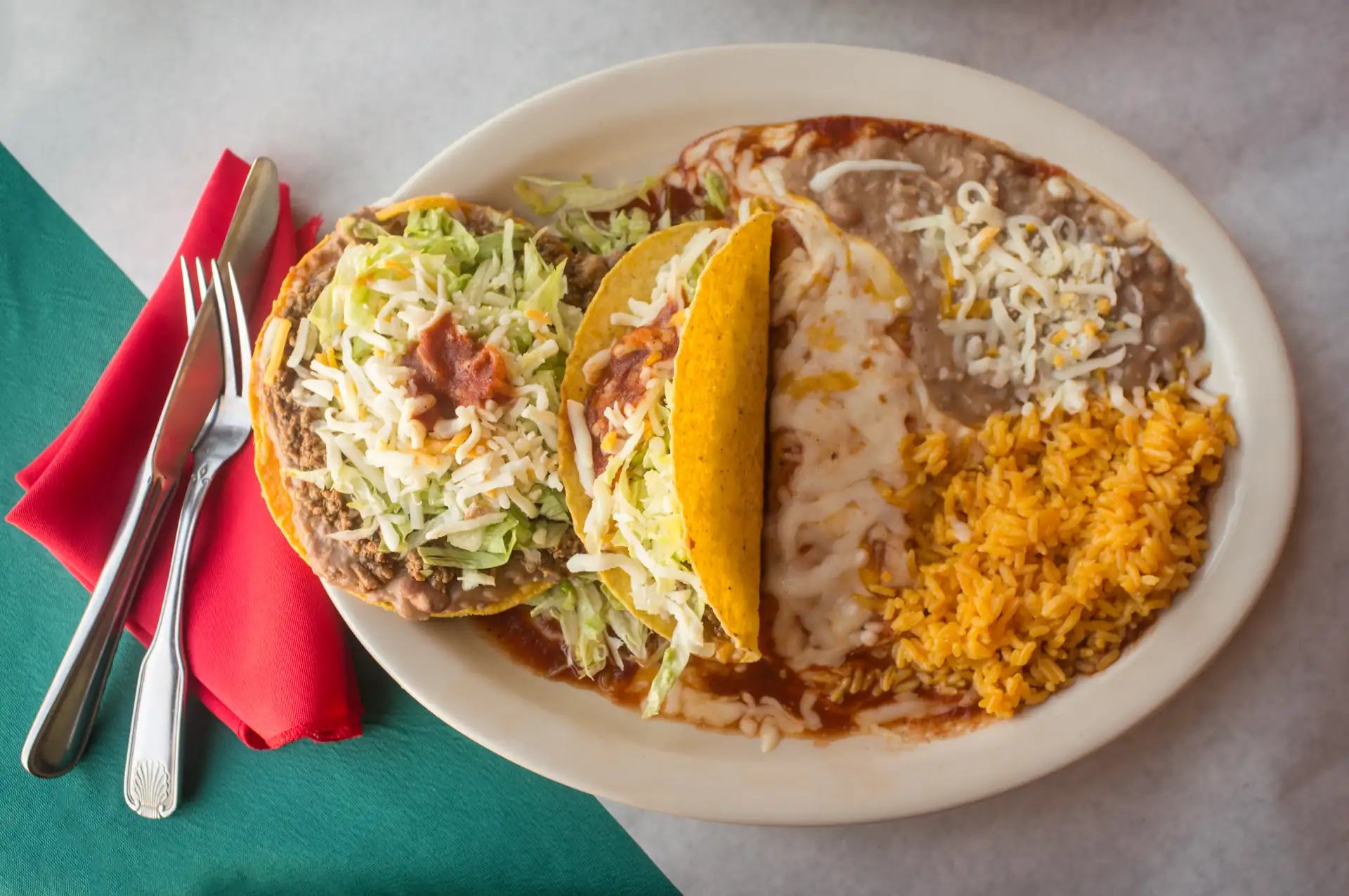 Mexican Taco Enchilada
